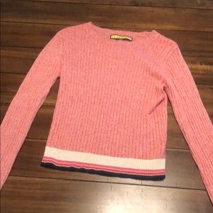 pink sweater